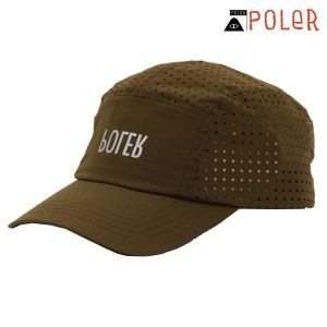 ポーラー メンズ レディース キャップ 正規販売店 POLER ロゴ 帽子 5パネル メッシュキャップ RELOP 2 DRY MESH 5PAN 父の日 プレゼント 