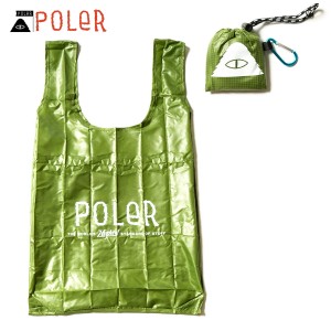 ポーラー バッグ メンズ レディース 正規販売店 POLER エコバッグ 折りたたみ コンパクト収納 PACKABLE ECO BAG S DC 父の日 プレゼント 