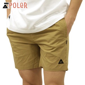 ポーラー ショートパンツ メンズ 正規販売店 POLER ナイロンショートパンツ ストレッチ STRETCH RELAX SHORTS DC 5221C009 BEIGE