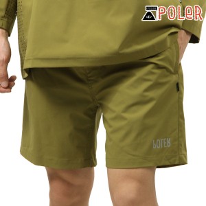 ポーラー メンズ ショートパンツ 正規販売店 POLER ナイロンショートパンツ RELOP 2 DRY SHORTS DC 5221C015 COYOTE 父の日 プレゼント 