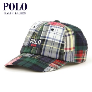 ポロ ラルフローレン 帽子 メンズ レディース 正規品 POLO RALPH LAUREN キャップ ベースボールキャップ パッチワー  父の日 プレゼント 