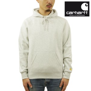 カーハート パーカー メンズ 正規品 CARHARTT WIP ワンポイント ロゴ プルオーバーパーカー HOODED CHASE SWEATSHIRT PULLOVER PARKA ASH