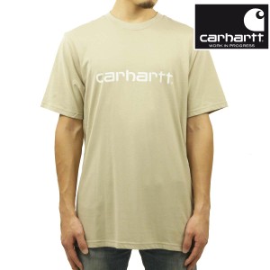 カーハート Tシャツ メンズ 正規品 CARHARTT WIP 半袖Tシャツ ロゴ クルーネック S/S SCRIPT T-SHIRT WALL / WAX KHAKI  I031047 0QSXX