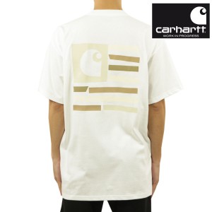 カーハート Tシャツ メンズ 正規品 CARHARTT WIP 半袖Tシャツ バッグプリント クルーネック S/S MEDLEY STATE T-SHIRT WHITE I030169 02X