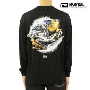 リバーサル ロンT メンズ 正規販売店 REVERSAL rvddw 長袖Tシャツ メッシュTシャツ ドライTシャツ ビッグシルエット PLEASURE RAIN DRY D