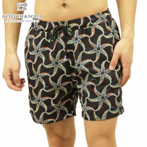 スコッチアンドソーダ 水着 メンズ 正規販売店 SCOTCH＆SODA スイムパンツ RECYCLED NYLON ALL-OVER PRINTED SWIM SH 父の日 プレゼント 