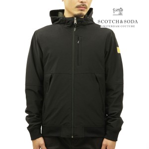 スコッチアンドソーダ ナイロンジャケット メンズ 正規販売店 SCOTCH&SODA アウター ジャケット CLASSIC HOODED SHORT SOFT-SHELL NYLONJ