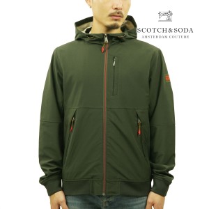 スコッチアンドソーダ ナイロンジャケット メンズ 正規販売店 SCOTCH&SODA アウター ジャケット CLASSIC HOODED SHORT SOFT-SHELL NYLONJ