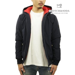 スコッチアンドソーダ ジャケット メンズ 正規販売店 SCOTCH&SODA アウター ストレッチ STRETCH HOODED JACKET NIGHT 169096 0002 61802 