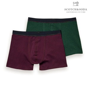 スコッチアンドソーダ ボクサーパンツ メンズ 正規販売店 SCOTCH&SODA 下着 アンダーウェア 2枚組 2-PACK CLASSIC STRETCH- JERSEY BOXER