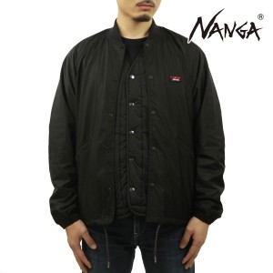 ナンガ コーチジャケット メンズ 正規販売店 NANGA アウター ジャケット RIB COLLAR COACH JACKET BLACK 父の日 プレゼント ラッピング