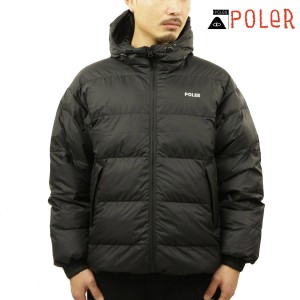 ポーラー ダウンジャケット メンズ 正規販売店 POLER アウター ジャケット LOFTECH STORM DOWN JACKET BLACK D 223MCV0003-BLK