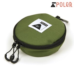 ポーラー シェラカップケース メンズ レディース 正規販売店 POLER カップケース アウトドア SIERRA CUP CASE OLIVE D 223MCV0087-OLV