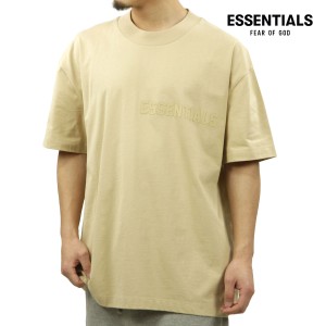 フィアオブゴッド fog essentials メンズ 半袖Tシャツ 正規品 FEAR OF GOD クルーネック ロゴ ESSENTIALS FEAR OF GOD T-SHIRT BEIGE