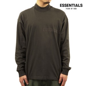 フィアオブゴッド fog essentials ロンT メンズ 正規品 FEAR OF GOD トップス ロゴT クルーネック 長袖Tシャツ ESSENTIALS FEAR OF GOD L