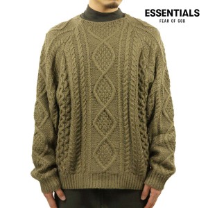 フィアオブゴッド fog essentials セーター メンズ 正規品 FEAR OF GOD トップス ケーブルニット クルーネック プルオーバー ESSENTIALS 