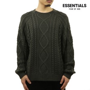 フィアオブゴッド fog essentials セーター メンズ 正規品 FEAR OF GOD トップス ケーブルニット クルーネック プルオーバー ESSENTIALS 