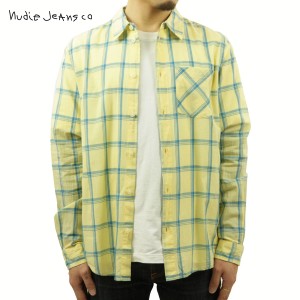 ヌーディージーンズ チェックシャツ メンズ 正規販売店 Nudie Jeans 長袖 ボタンダウン カジュアルシャツ CHUCK CHECK SHIRT 140666 Y20 