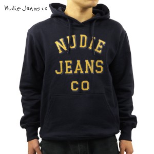 ヌーディージーンズ パーカー メンズ 正規販売店 Nudie Jeans 長袖 プルオーバー スウェット ロゴ プリント FRANKE P 父の日 プレゼント 