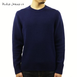 ヌーディージーンズ セーター メンズ 正規販売店 Nudie Jeans 長袖 プルオーバー クルーネック ウール ニット HAMPUS WOOL SWEATER 15047