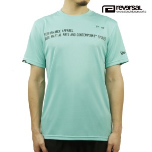 リバーサル メンズ Tシャツ 正規販売店 REVERSAL NEWERA ニューエラ コラボ 半袖Tシャツ nr_3.0_3.5/PA SS TECH TEE rvner031 TURQUOISE