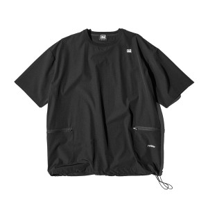 リバーサル メンズ Tシャツ 正規販売店 REVERSAL ストレッチ 半袖Tシャツ 4WAY STRETCH SHORT SLEEVE rv23ss054 BLACK