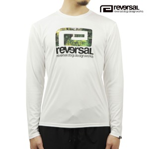 リバーサル メンズ ロンT 正規販売店 REVERSAL ロゴ ドライTシャツ 長袖Tシャツ FOREST LAKE CAMP BIG MARK DRY LONG SLEEVE rv23ss154 W