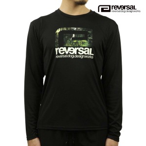 リバーサル メンズ ロンT 正規販売店 REVERSAL ロゴ ドライTシャツ 長袖Tシャツ FOREST LAKE CAMP BIG MARK DRY LONG 父の日 プレゼント 