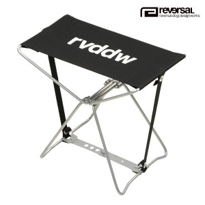 リバーサル メンズ レディース 椅子 正規販売店 REVERSAL アウトドア キャンプ スツール rvddw BLACK CAMP STOOL rv23ss708 BLACK