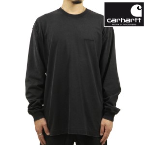 カーハート メンズ ロンT 正規品 CARHARTT WIP クルーネック 長袖Tシャツ LONG SLEEVE MARFA T-SHIRT BLACK I030670