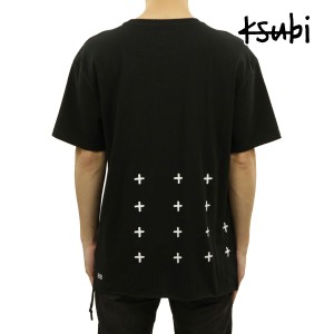 スビ メンズ 半袖Tシャツ 正規販売店 KSUBI バックプリント クルーネック 4 X 4 BIGGIE SHORT SLEEVE TEE JET BLACK 5000006290 BLKKLB