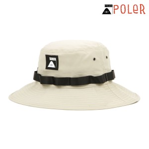 ポーラー メンズ レディース ハット 正規販売店 POLER ハット BOONIE HAT ACU7101 STONE 父の日 プレゼント ラッピング