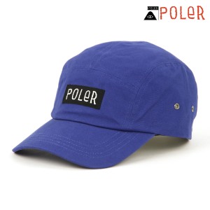 ポーラー メンズ レディース キャップ 正規販売店 POLER 5パネルキャップ キャンバス 帽子 5P CANVAS CAP D MCV0042- 父の日 プレゼント 