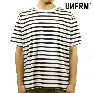 ユニフォーム アウトドア スタンダード メンズ 半袖Tシャツ 正規販売店 UNFRM OUTDOOR STANDARD ボーダー クルーネック BASQUE BORDER SH