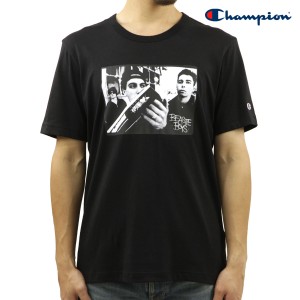 チャンピオン メンズ 半袖Tシャツ 正規品 CHAMPION ビースティ・ボーイズ バンドTシャツ CHAMPION X BEASTIE BOYS AT 父の日 プレゼント 