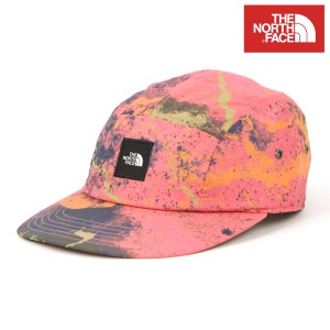 ノースフェイス メンズ レディース キャップ 正規品 THE NORTH FACE ロゴ 帽子 EXPLORE CAP NF0A7WHB IOC COSMO PINK TNF DISTORT PRINT