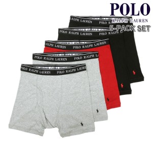 ポロ ラルフローレン メンズ ボクサーパンツ 正規品 POLO RALPH LAUREN 下着 5枚セット アンダーウェア ボクサーブリーフ 5 PACK P5 CLAS