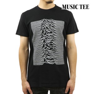 ミュージックティ メンズ バンドTシャツ 正規品 MUSIC TEE ロックTシャツ ジョイ・ディヴィジョン UNKNOWN PLEASURES JOY DIVISION UNKNO