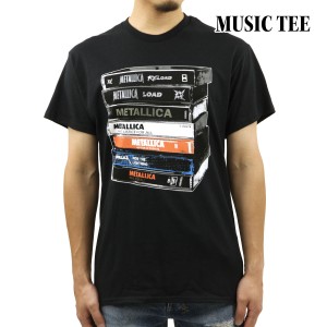 ミュージックティ メンズ バンドTシャツ 正規品 MUSIC TEE ロックTシャツ メタリカ カセットテープ METALLICA CASSETTE MUSIC TEE