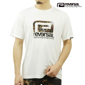 リバーサル メンズ 半袖Tシャツ 正規販売店 REVERSAL クルーネック ドライTシャツ ロゴ LEOPARD BIG MARK DRY TEE rv 父の日 プレゼント 