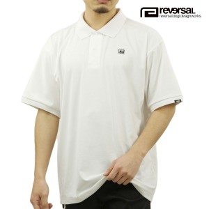 リバーサル メンズ ポロシャツ 正規販売店 REVERSAL ビッグシルエット ドライポロシャツ PEs MVS BIG POLO SHIRTS rv23aw052a OW OFF WHI