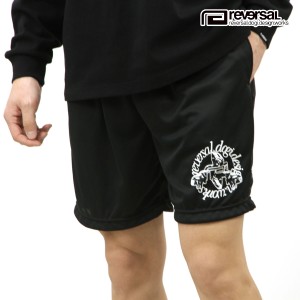 リバーサル メンズ ショートパンツ 正規販売店 REVERSAL ボトムス ハーフパンツ ジャージ P.T.A EASY JERSEY SHORTS rv23aw502 BK BLACK