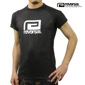 リバーサル メンズ ラッシュガード 正規販売店 REVERSAL 半袖 スポーツウェア ロゴ BASIC BIG MARK RASH GUARD rvbs0 父の日 プレゼント 