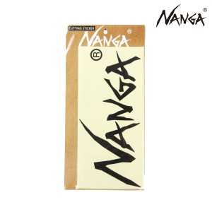 ナンガ メンズ レディース ステッカー 正規販売店 NANGA ロゴ カッティングステッカー NANGA CUTTING STICKER L NA2254-3G517 BLACK