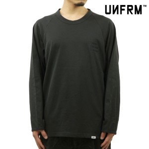 ユニフォーム アウトドア スタンダード メンズ ロンT 正規販売店 UNFRM OUTDOOR STANDARD クルーネック ロゴ 長袖Tシャツ HEAVY WEIGHT U