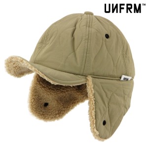 ユニフォーム アウトドア スタンダード メンズ レディース イヤーフラップキャップ 正規販売店 UNFRM OUTDOOR STANDARD 帽子 6PANEL 2WAY