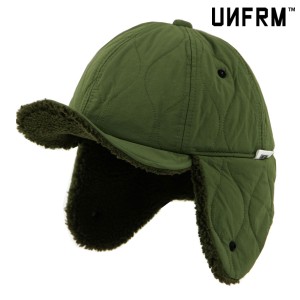 ユニフォーム アウトドア スタンダード メンズ レディース イヤーフラップキャップ 正規販売店 UNFRM OUTDOOR STANDARD 帽子 6PANEL 2WAY