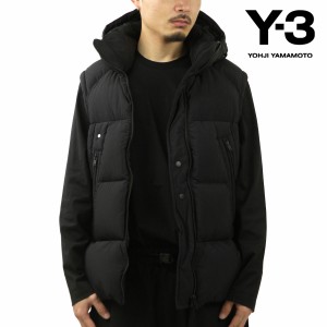 ワイスリー メンズ ベスト 正規品 Y-3 アウター ジップアップ PUFF VEST IL2035 BLACK