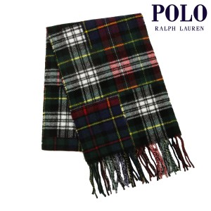 ポロ ラルフローレン メンズ レディース マフラー 正規品 POLO RALPH LAUREN パッチワーク タータンチェック PATCHWORK TARTAN MUFFLER P