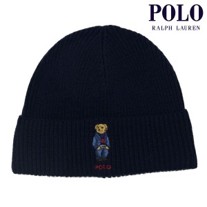 ポロ ラルフローレン メンズ レディース ニットキャップ 正規品 POLO RALPH LAUREN ポロベア ニット帽 ビーニー SOLID DENIM BEAR BEANIE